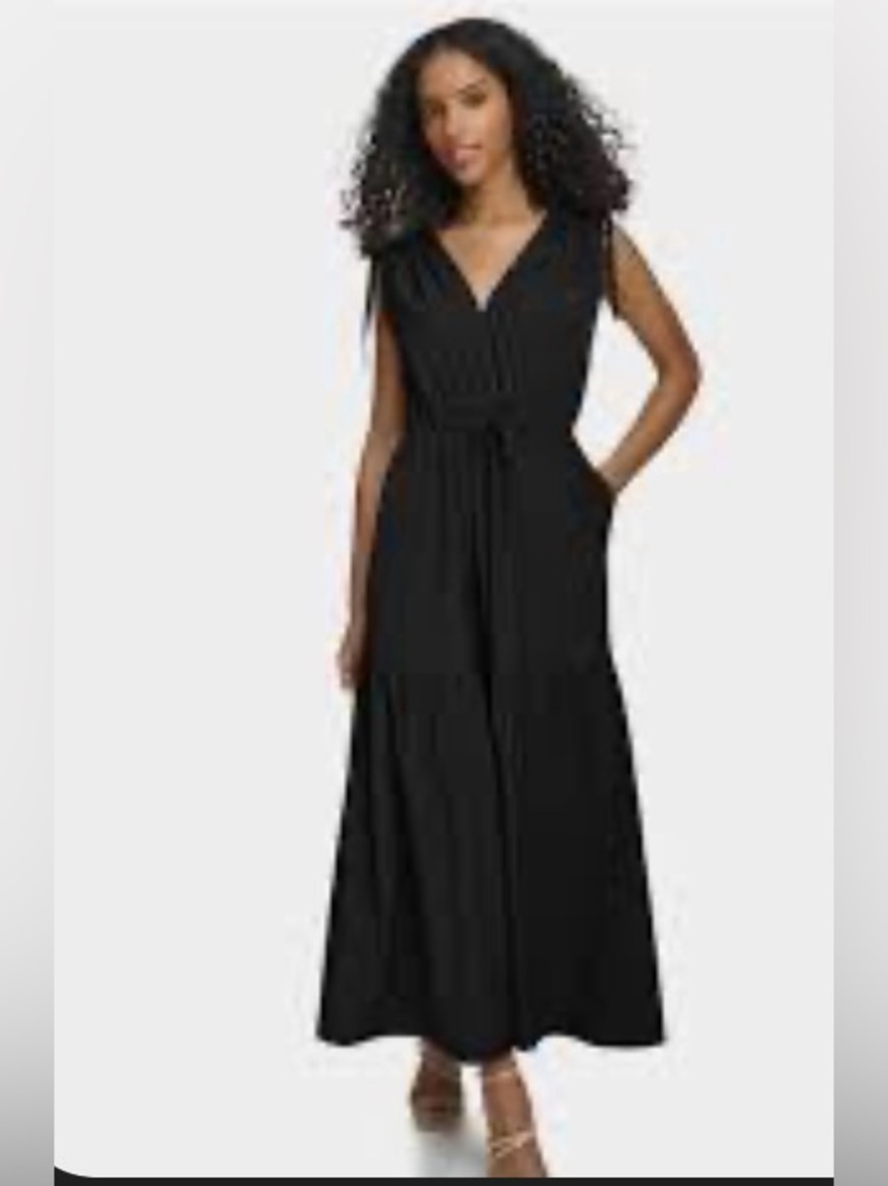 Calvin Klein Deep Tan Maxi Dress - Picture 11 of 11